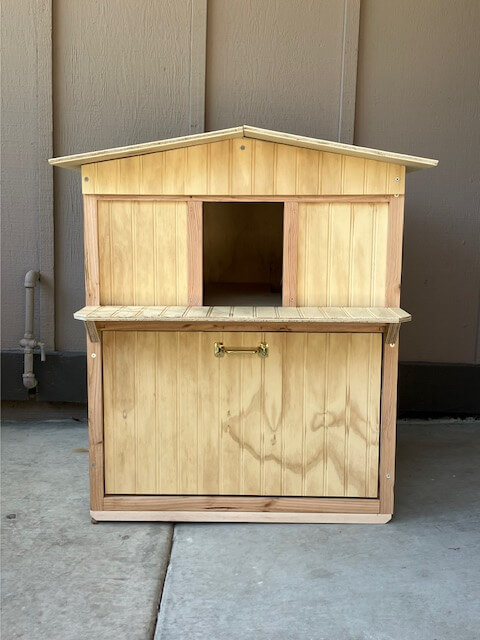 The Hideaway "A" Cathouse Litterbox